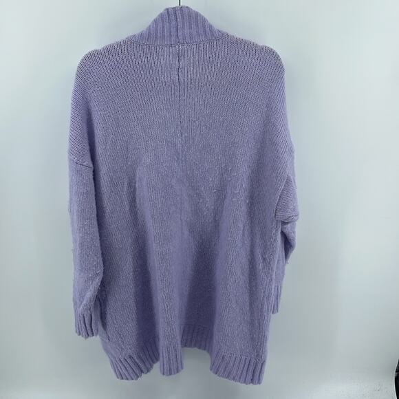 Aerie wool blend oversized chunky knit open front long line sweater cardigan XS - Picture 6 of 6